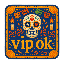 vip ok ব্র্যান্ড লোগো